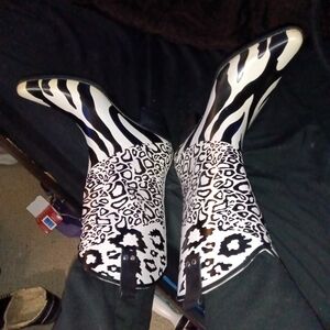 Animal Print Rain Boots